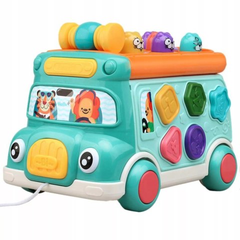Wielofunkcyjny autobus edukacyjny dla dzieci dźwięki światła LM705