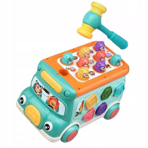Wielofunkcyjny autobus edukacyjny dla dzieci dźwięki światła LM705