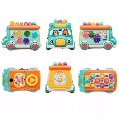 Wielofunkcyjny autobus edukacyjny dla dzieci dźwięki światła LM705