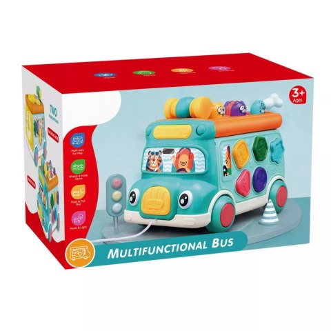 Wielofunkcyjny autobus edukacyjny dla dzieci dźwięki światła LM705