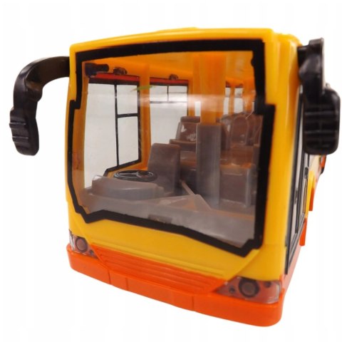 Duży autobus przegubowy zdalnie sterowany 44cm pilot światła 676Ż