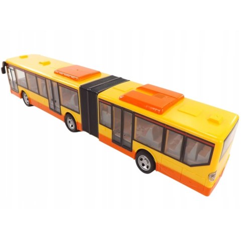 Duży autobus przegubowy zdalnie sterowany 44cm pilot światła 676Ż