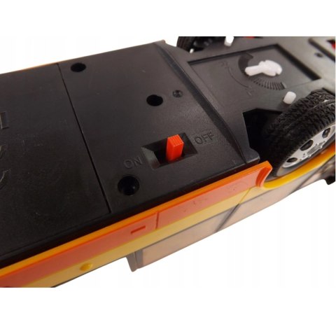 Duży autobus przegubowy zdalnie sterowany 44cm pilot światła 676Ż