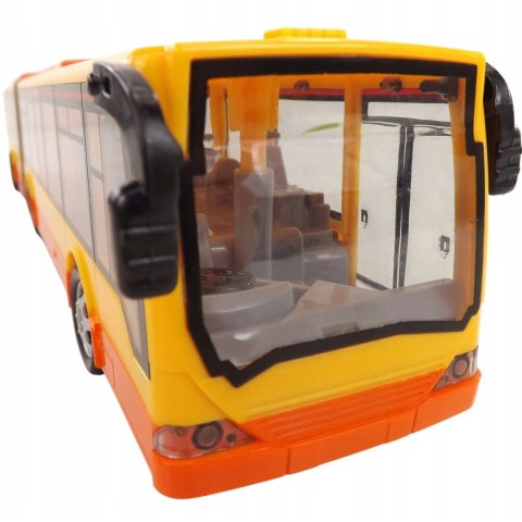 Duży autobus przegubowy zdalnie sterowany 44cm pilot światła 676Ż