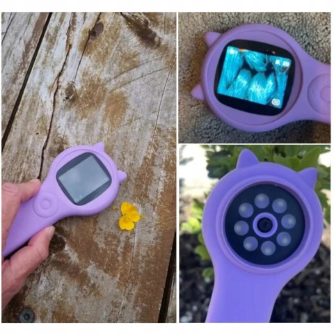 Przenośny ręczny mikroskop elektroniczny dla dzieci 500x 2'' aparat 355F