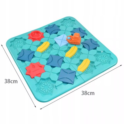 Układanka tor budowanie drogi trasy labirynt gra logiczna edukacyjna BS779