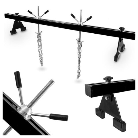 Belka Mostek Silnik Skrzynia Biegów 500 kg Regulowana z Gumowymi Osłonami