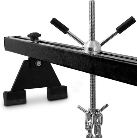 Belka Mostek Silnik Skrzynia Biegów 500 kg Regulowana z Gumowymi Osłonami