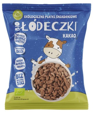 ŁÓDECZKI JAGLANO - ORKISZOWE Z KAKAO BEZ DODATKU CUKRÓW BIO 260 g - HELPA