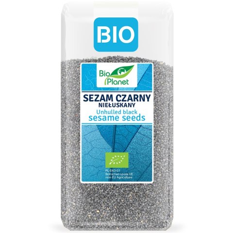 SEZAM CZARNY NIEŁUSKANY BIO 200 g - BIO PLANET