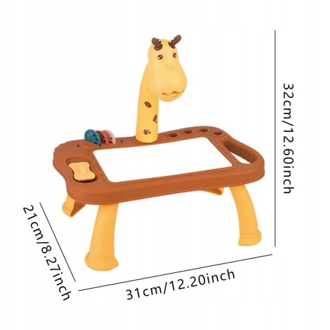 Projektor do rysowania stolik gryzak jelonek 20221