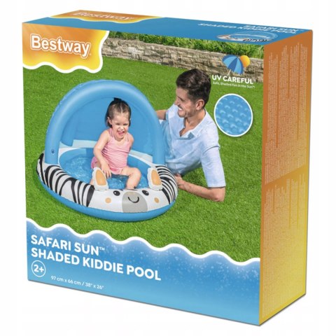 Basen Basenik Brodzik Daszek Miękkie dno 97x66cm Bestway 52559