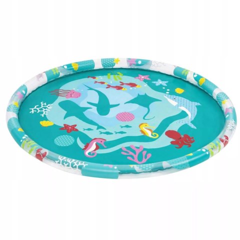 Brodzik letnia mata wodna fontanna 165cm zraszacz ślizgawka Bestway 52487