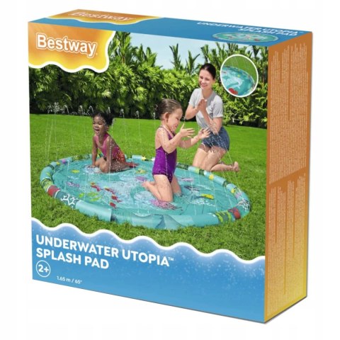 Brodzik letnia mata wodna fontanna 165cm zraszacz ślizgawka Bestway 52487