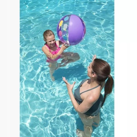 Piłka plażowa dmuchana fiolet ananas Bestway 31036F