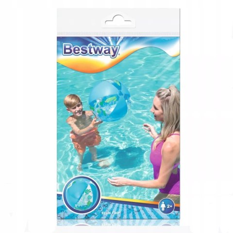 Piłka plażowa dmuchana niebieski kaktus Bestway 31036N
