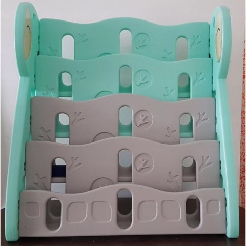 REGAŁ MONTESSORI NA KSIĄŻKI PÓŁKA SZAFKA ORGANIZER POKÓJ DZIECIĘCY ŻYRAFKA ZIELONY Z33