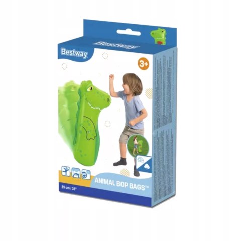 Worek dmuchany bokserski treningowy dla dzieci dinozaur Bestway 52152Z