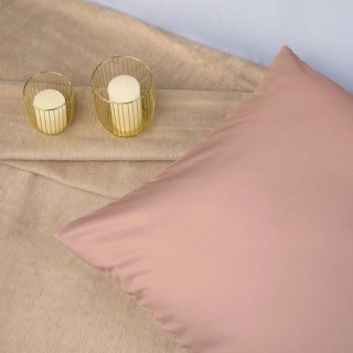 Poszewka satyna bawełna róż pudrowy 5665/40x40.