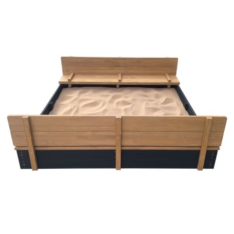 AXI Piaskownica XXL Ella 150 x 150 antracyt