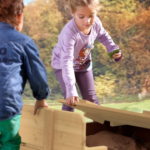 Axi Piaskownica Ella 100 x 95 szara