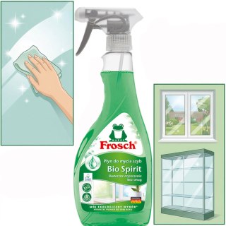 Frosch Płyn Do Mycia Szyb Bio Spirit Skuteczne Czyszczenie Bez Smug 500ml