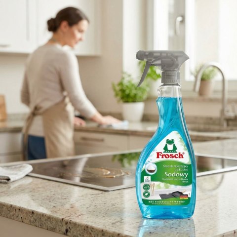 Frosch Środek Czyszczący Do Kuchni Sodowy Na Tłuszcz I Brud 500ml