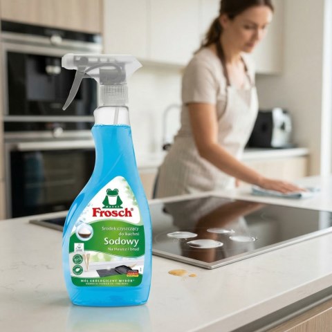 Frosch Środek Czyszczący Do Kuchni Sodowy Na Tłuszcz I Brud 500ml