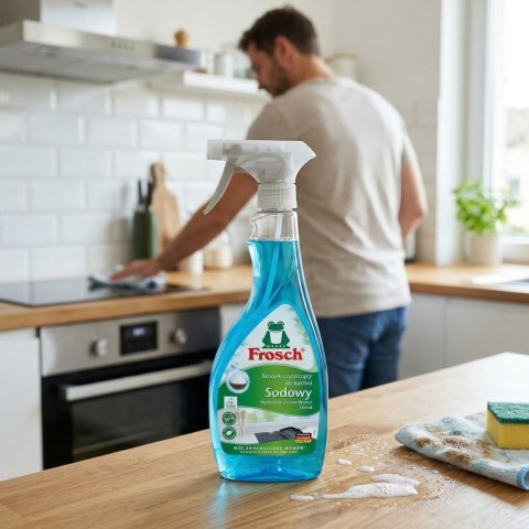 Frosch Środek Czyszczący Do Kuchni Sodowy Na Tłuszcz I Brud 500ml