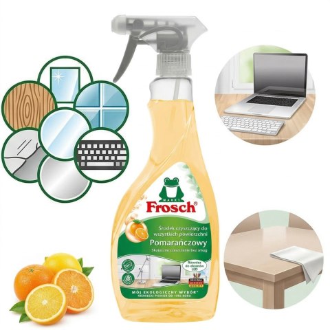 Frosch Środek Czyszczący Do Wszystkich Powierzchni Pomarańczowy 500ml