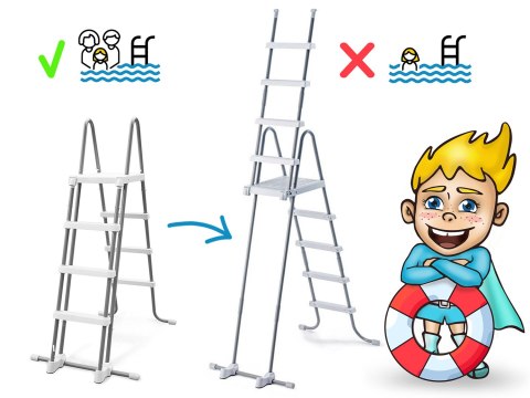 Basen ogrodowy stelażowy 503 x 274 x 122 cm zestaw 12w1 INTEX 26796