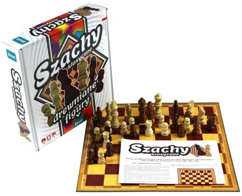 Gra SZACHY drewniane 00598