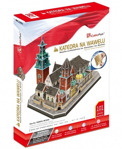 Puzzle 3D Katedra na Wawelu MC226H 20226 02262