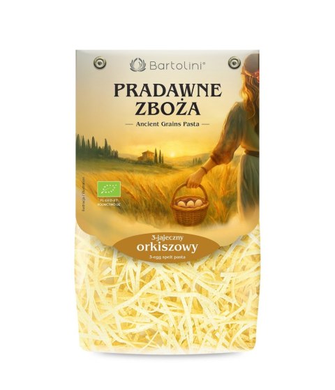 MAKARON (3 JAJECZNY ORKISZOWY) KLUSKA BIO 250 g - BARTOLINI (PRADAWNE ZBOŻA)