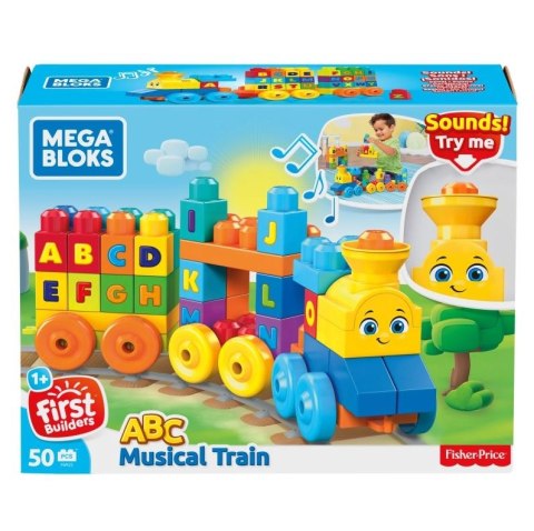MEGA BLOKS pociąg ABC z dźwiękiem FWK22 /2