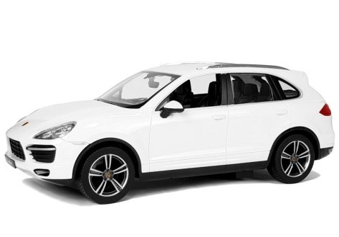ND24_6006 Auto R/C Porsche Cayenne Rastar 1:14 Białe na pilota