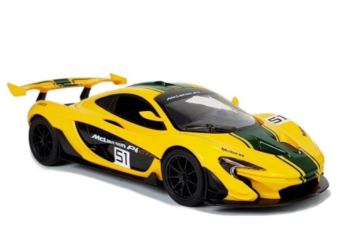 ND24_6011 Auto R/C McLaren P1 GTR Rastar 1:14 Żółte na pilota 5904204751902