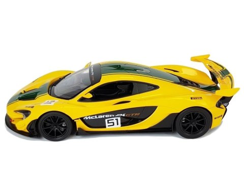 ND24_6011 Auto R/C McLaren P1 GTR Rastar 1:14 Żółte na pilota 5904204751902
