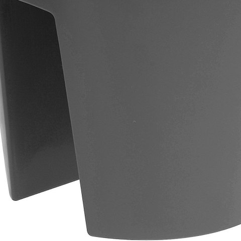 Doniczka Balkonowa Plastikowa VILDE 28 cm Czarna Zawieszana na Poręcz