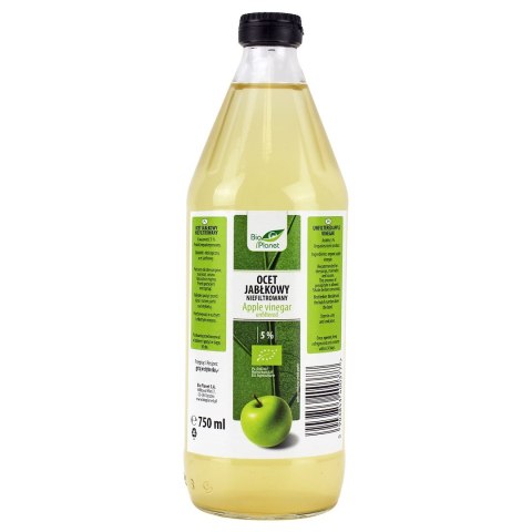 OCET JABŁKOWY 5 % NIEFILTROWANY BIO 750 ml - BIO PLANET
