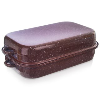 Brytfanna Emaliowana ORION 4 L 42,5 cm Prostokątna na Indukcję do Zmywarki