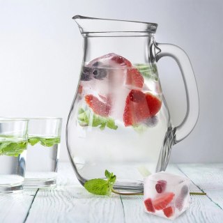 Forma do Kostek Lodu ORION XXL z Pokrywką Silikonowa Zielona 6 szt.