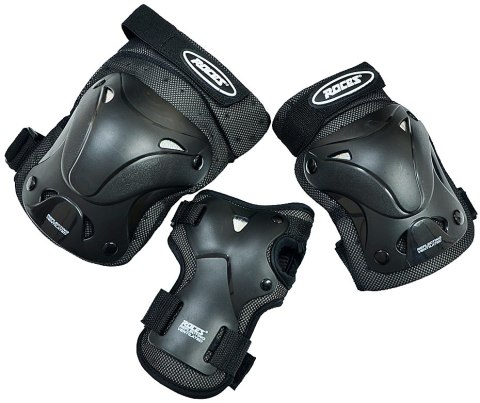 ND05_O0427-S 301332 Ochraniacze na łyżworolki Roces Adult Standart czarne 301332 r.S