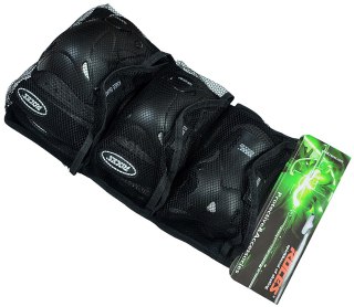 ND05_O0427-L 301332 Ochraniacze na łyżworolki Roces Adult Standart czarne 301332 r.L