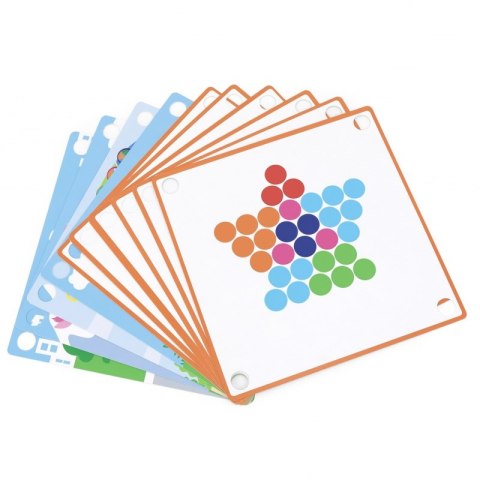 VIGA Drewniana Gra Kulki Złap i Dopasuj Układanka