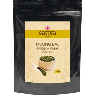 FASOLKA MUNG MOONG DAL 500 g - SATTVA (FOODS)