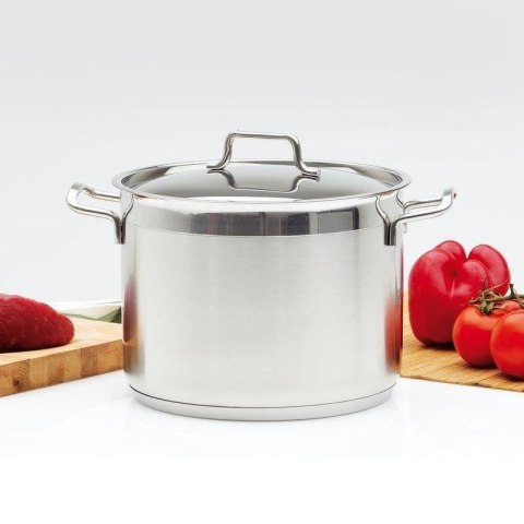 Garnek Stalowy z Pokrywką ORION 22 cm 6,5 L