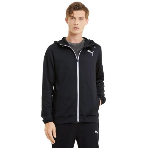 ND05_B17033-M 585832 01 Bluza męska Puma RTG FZ Hoodie czarna 585832 01 r.M