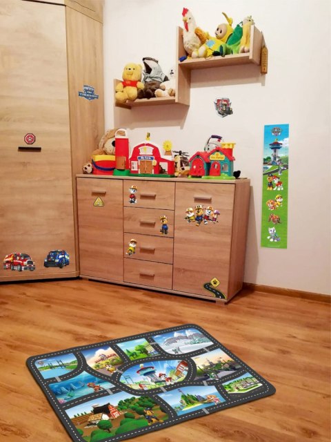 ND19_HOKPPU1015-73959 Dywan Ultra Miękki 100x150 cm - Psi Patrol Podróże