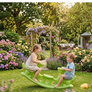 WOOPIE Bujak Wieloosobowy Dino Huśtawka Równoważna Jasno Zielony